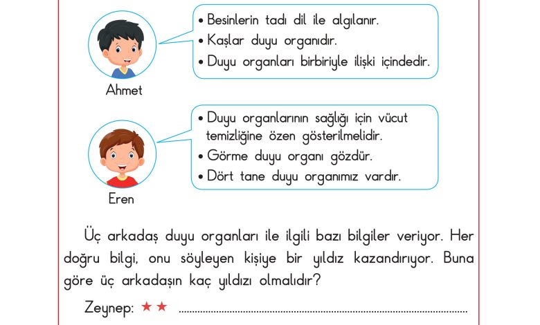 3. Sınıf Sdr Dikey Yayıncılık Fen Bilimleri Ders Kitabı Sayfa 50 Cevapları