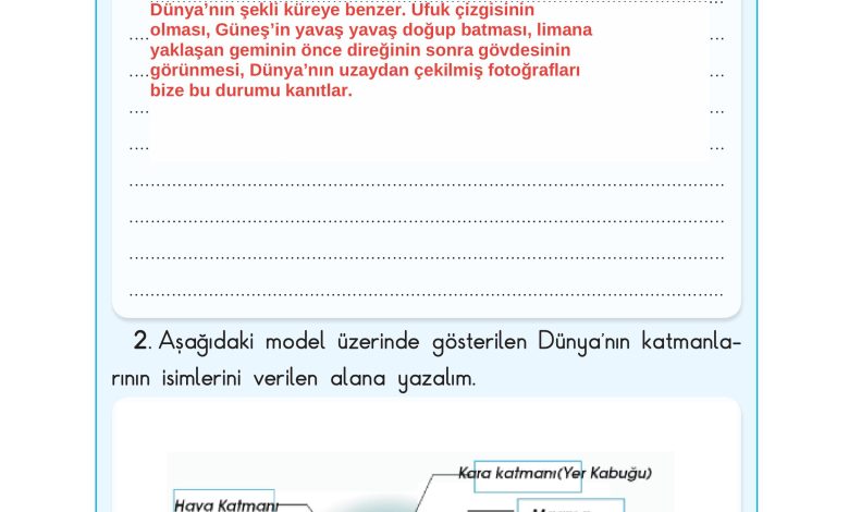 3. Sınıf Sdr Dikey Yayıncılık Fen Bilimleri Ders Kitabı Sayfa 23 Cevapları