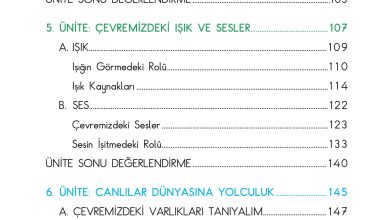 3. Sınıf Sdr Dikey Yayıncılık Fen Bilimleri Ders Kitabı Sayfa 8 Cevapları