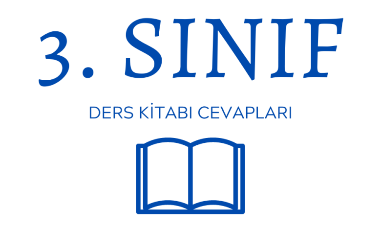 3. sınıf ders kitabı cevapları