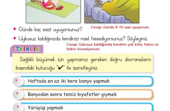 2. Sınıf Hayat Bilgisi Ata Yayıncılık Sayfa 77 Cevapları