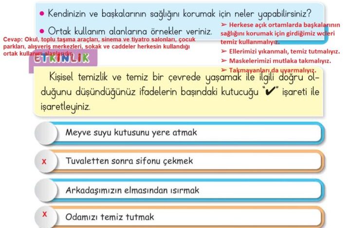 2. Sınıf Hayat Bilgisi Ata Yayıncılık Sayfa 86 Cevapları