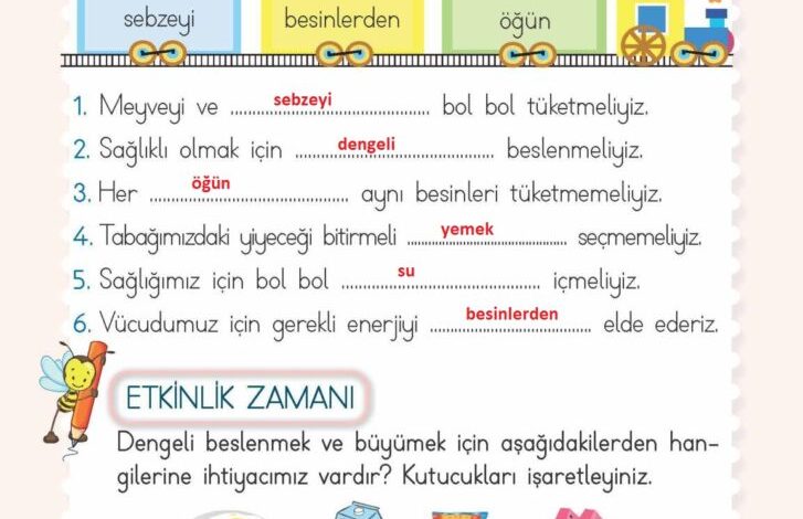 2. Sınıf Hayat Bilgisi Meb Yayınları Sayfa 114 Cevapları