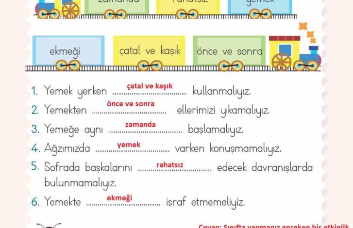 2. Sınıf Hayat Bilgisi Meb Yayınları Sayfa 118 Cevapları