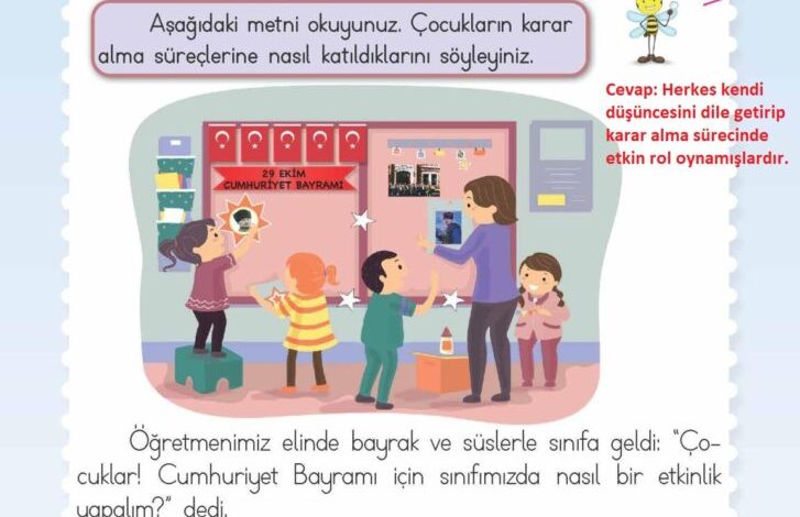 2. Sınıf Hayat Bilgisi Meb Yayınları Sayfa 26 Cevapları