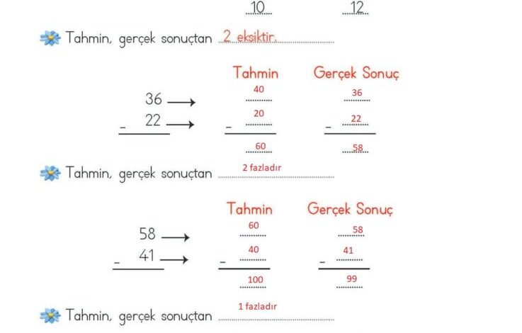 2. Sınıf Matematik Meb Yayınları Sayfa 104 Cevapları