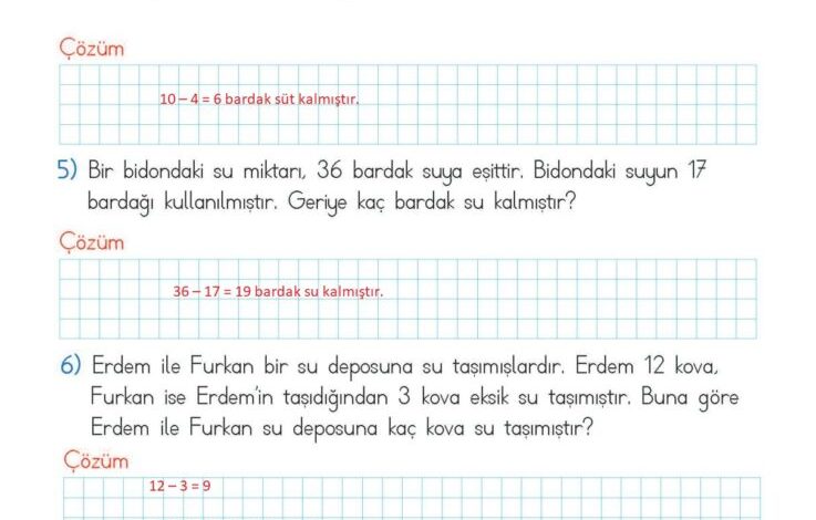 2. Sınıf Matematik Meb Yayınları Sayfa 124 Cevapları