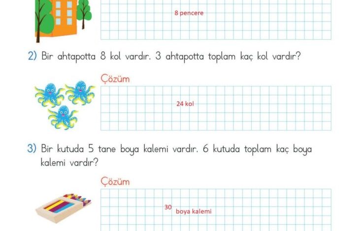 2. Sınıf Matematik Meb Yayınları Sayfa 182 Cevapları