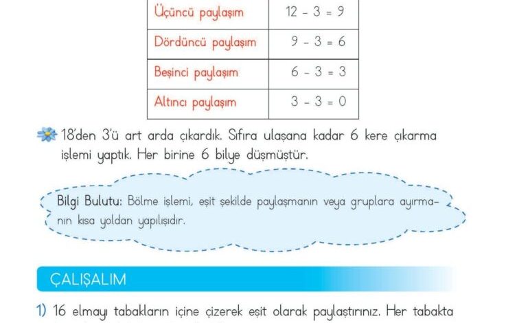 2. Sınıf Matematik Meb Yayınları Sayfa 189 Cevapları