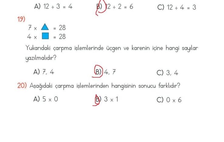 2. Sınıf Matematik Meb Yayınları Sayfa 200 Cevapları