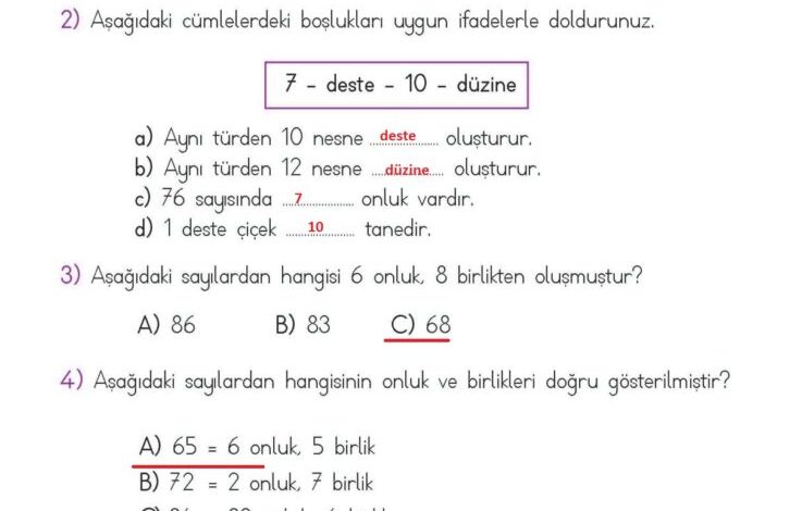 2. Sınıf Matematik Meb Yayınları Sayfa 23 Cevapları