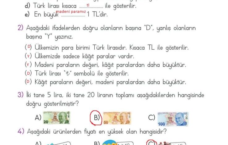 2. Sınıf Matematik Meb Yayınları Sayfa 242 Cevapları