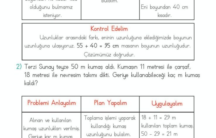 2. Sınıf Matematik Meb Yayınları Sayfa 279 Cevapları