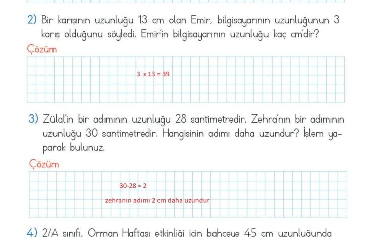 2. Sınıf Matematik Meb Yayınları Sayfa 280 Cevapları