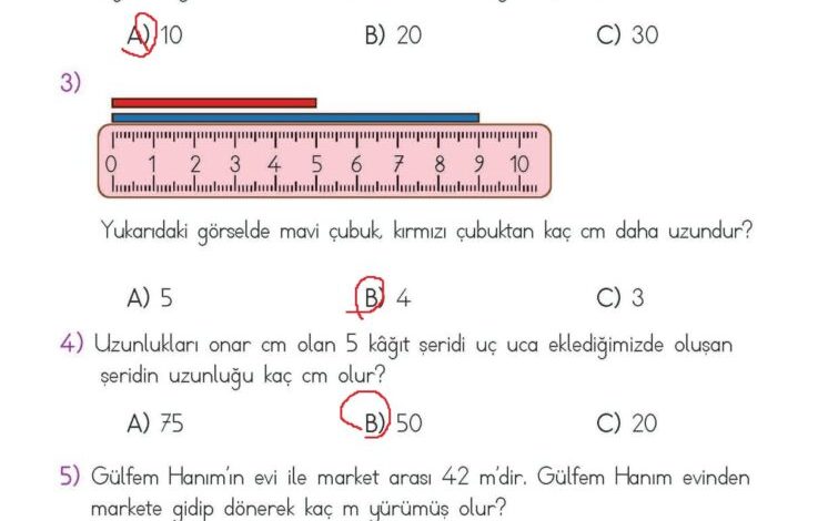 2. Sınıf Matematik Meb Yayınları Sayfa 281 Cevapları