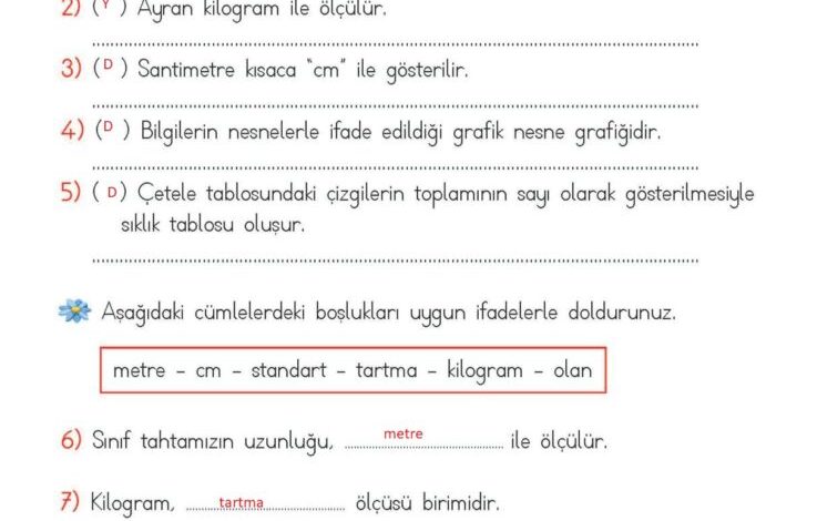 2. Sınıf Matematik Meb Yayınları Sayfa 290 Cevapları