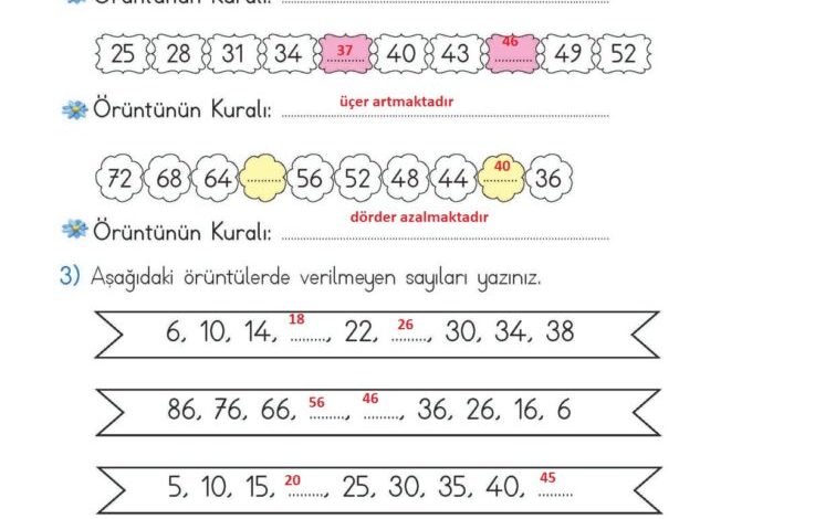 2. Sınıf Matematik Meb Yayınları Sayfa 42 Cevapları