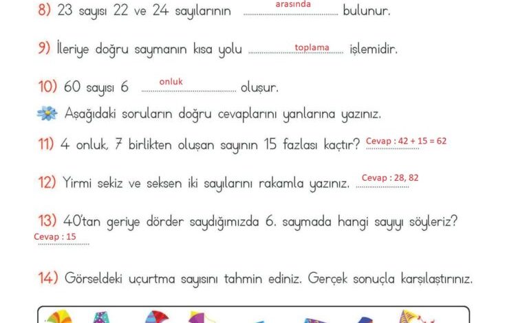 2. Sınıf Matematik Meb Yayınları Sayfa 81 Cevapları