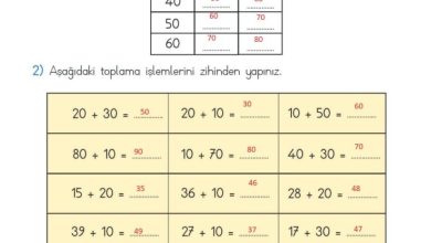 2. Sınıf Matematik Meb Yayınları Sayfa 94 Cevapları