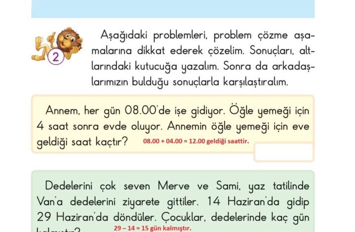 2. Sınıf Matematik Pasifik Yayınları Sayfa 191 Cevapları