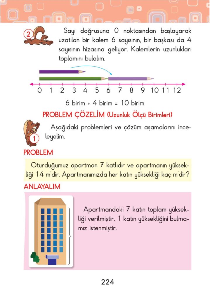 2. Sınıf Matematik Pasifik Yayınları Sayfa 224 Cevapları