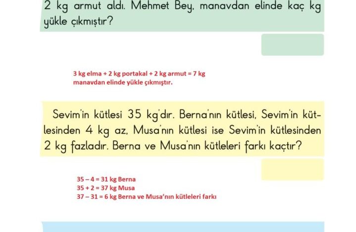 2. Sınıf Matematik Pasifik Yayınları Sayfa 230 Cevapları