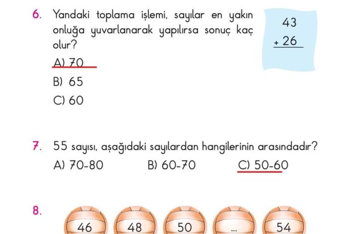 2. Sınıf Matematik Pasifik Yayınları Sayfa 59 Cevapları