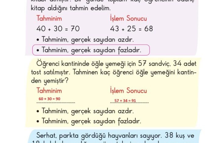 2. Sınıf Matematik Pasifik Yayınları Sayfa 72 Cevapları