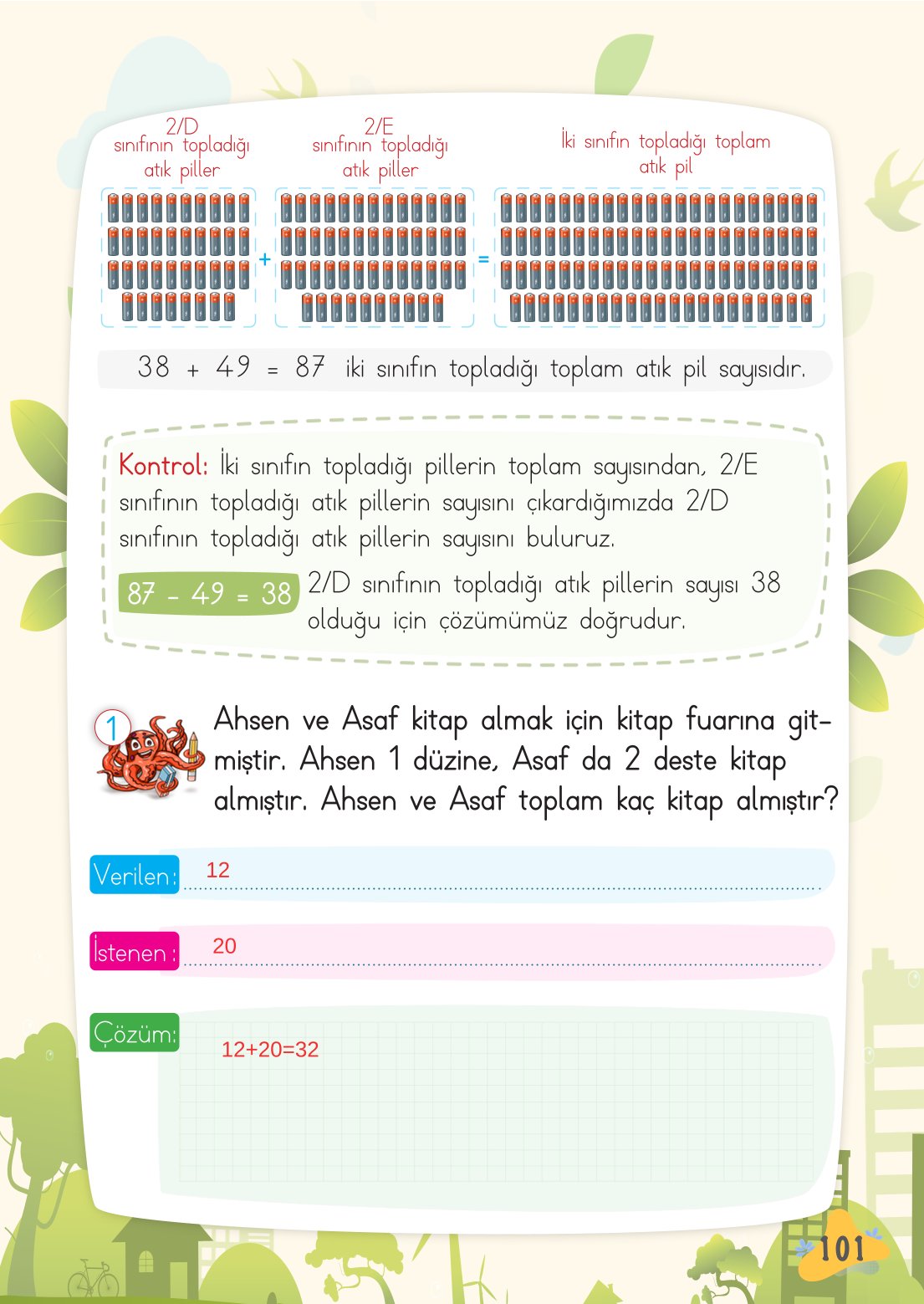 2. Sınıf Meb Yayınları Matematik Ders Kitabı Sayfa 102 Cevapları