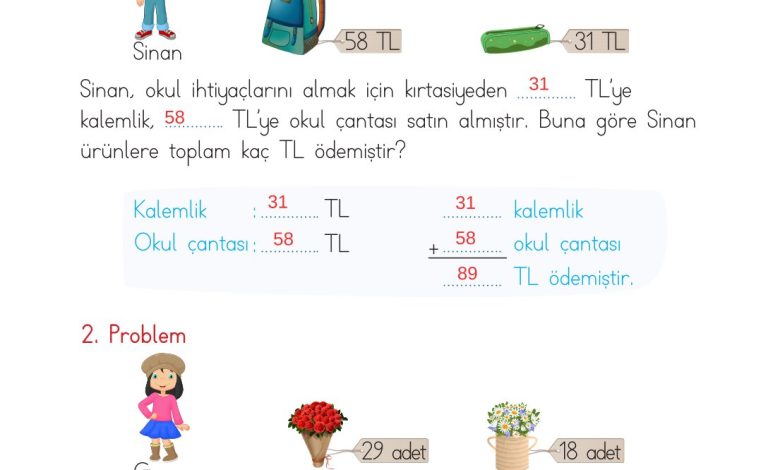 2. Sınıf Meb Yayınları Matematik Ders Kitabı Sayfa 104 Cevapları