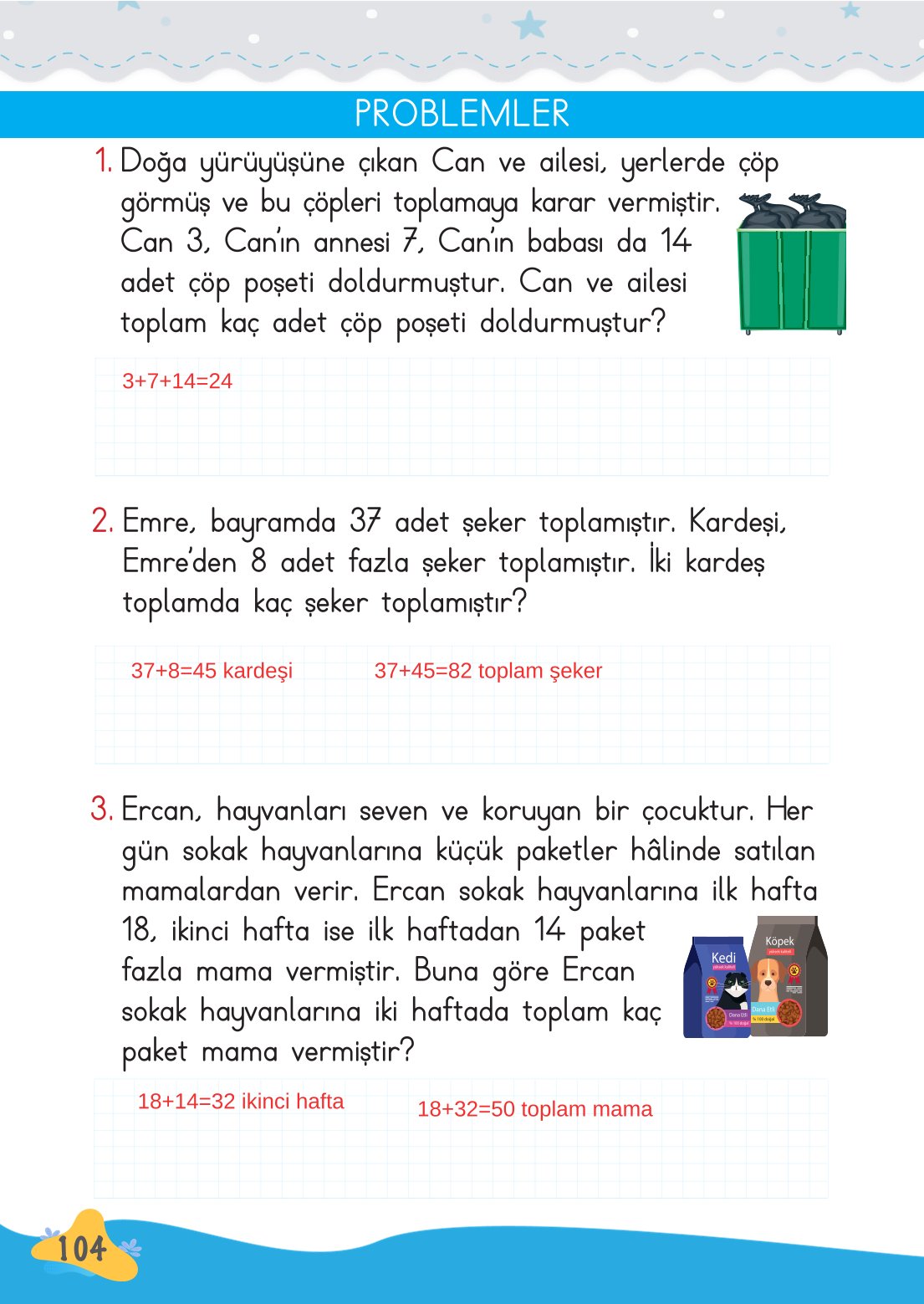 2. Sınıf Meb Yayınları Matematik Ders Kitabı Sayfa 105 Cevapları