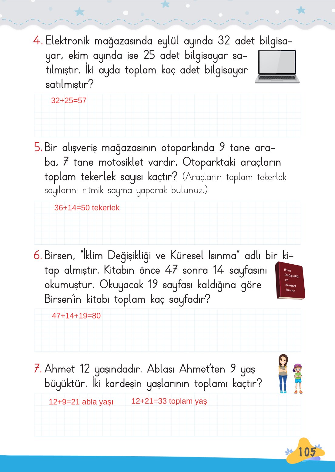 2. Sınıf Meb Yayınları Matematik Ders Kitabı Sayfa 106 Cevapları