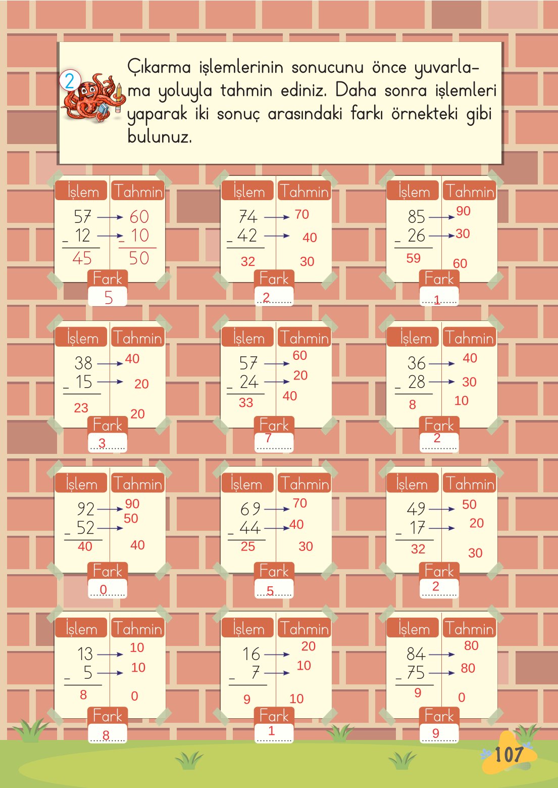 2. Sınıf Meb Yayınları Matematik Ders Kitabı Sayfa 108 Cevapları