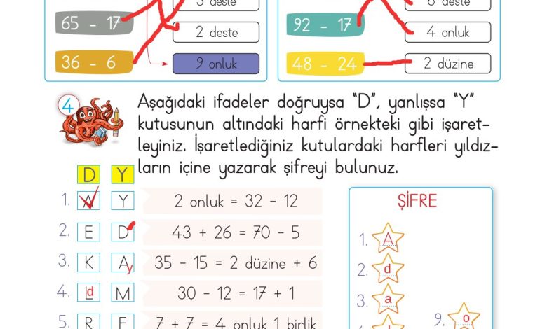 2. Sınıf Meb Yayınları Matematik Ders Kitabı Sayfa 115 Cevapları