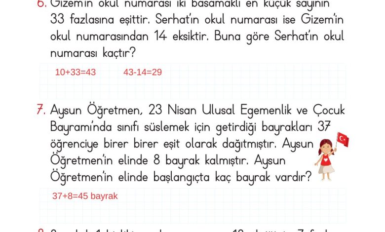 2. Sınıf Meb Yayınları Matematik Ders Kitabı Sayfa 121 Cevapları