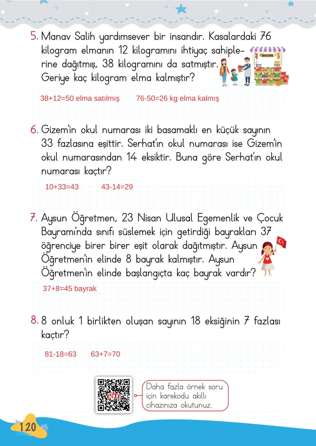 2. Sınıf Meb Yayınları Matematik Ders Kitabı Sayfa 121 Cevapları