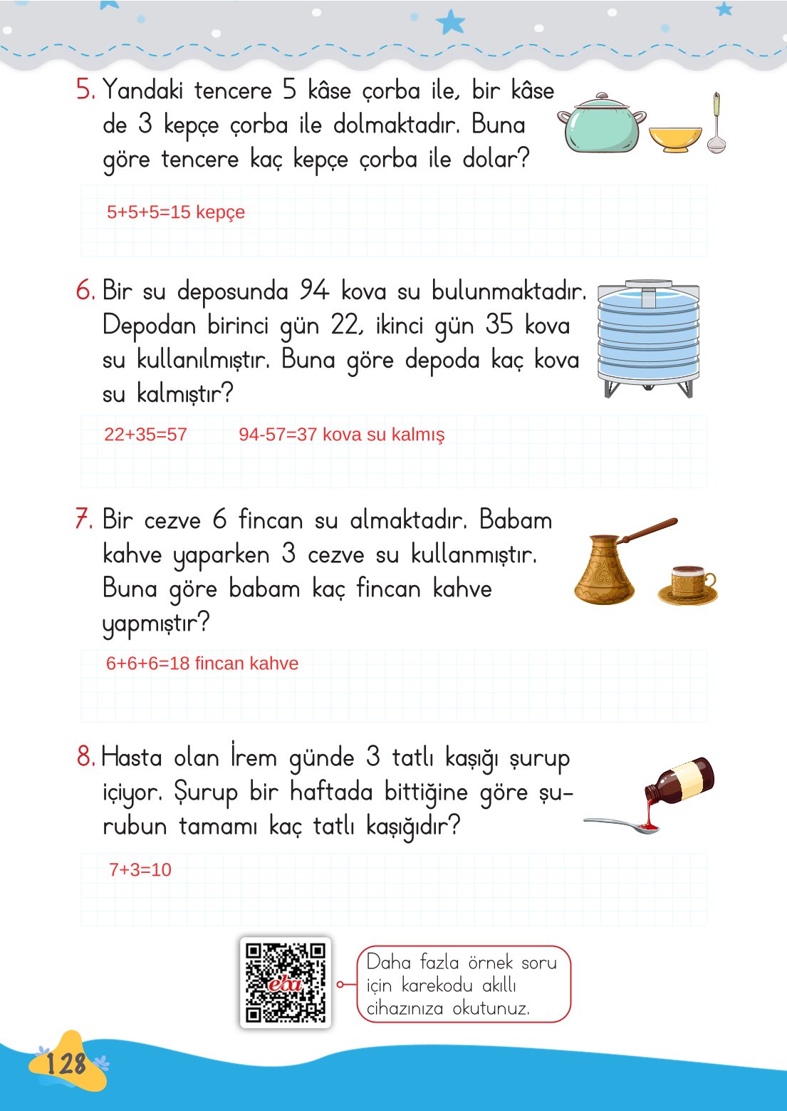 2. Sınıf Meb Yayınları Matematik Ders Kitabı Sayfa 129 Cevapları