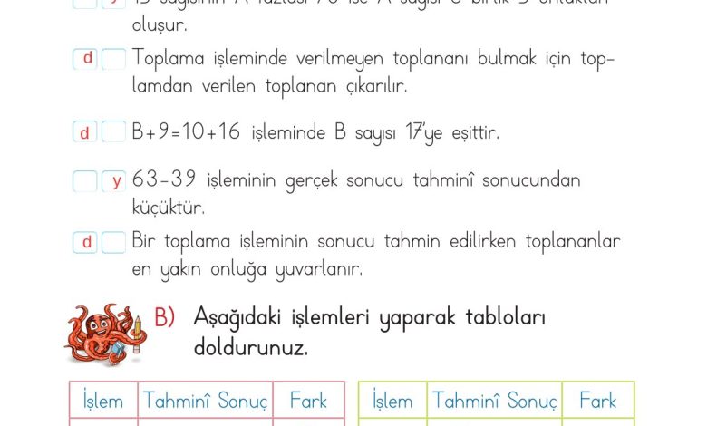 2. Sınıf Meb Yayınları Matematik Ders Kitabı Sayfa 130 Cevapları