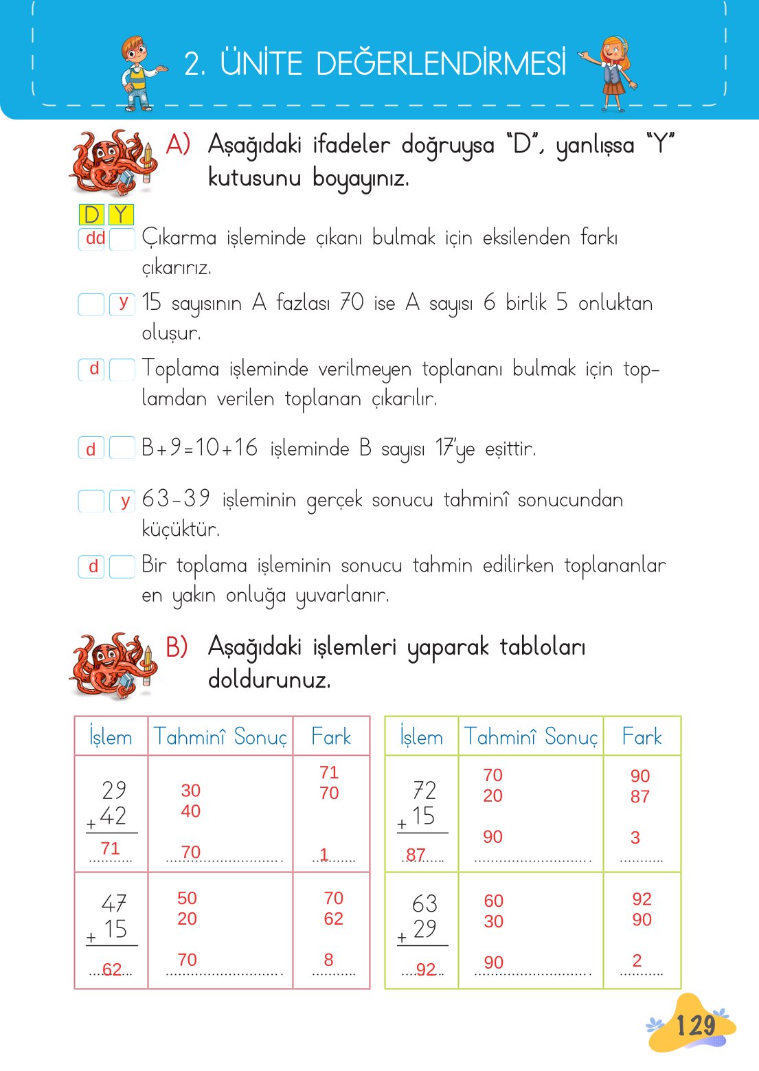 2. Sınıf Meb Yayınları Matematik Ders Kitabı Sayfa 130 Cevapları