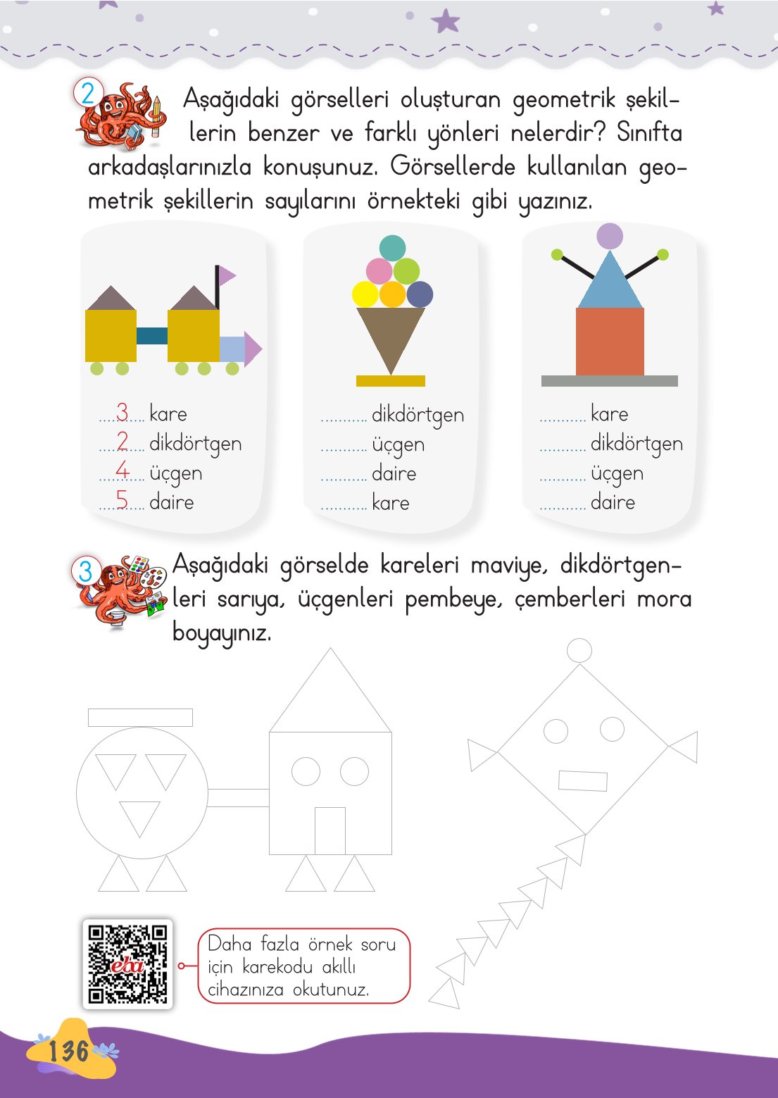 2. Sınıf Meb Yayınları Matematik Ders Kitabı Sayfa 137 Cevapları