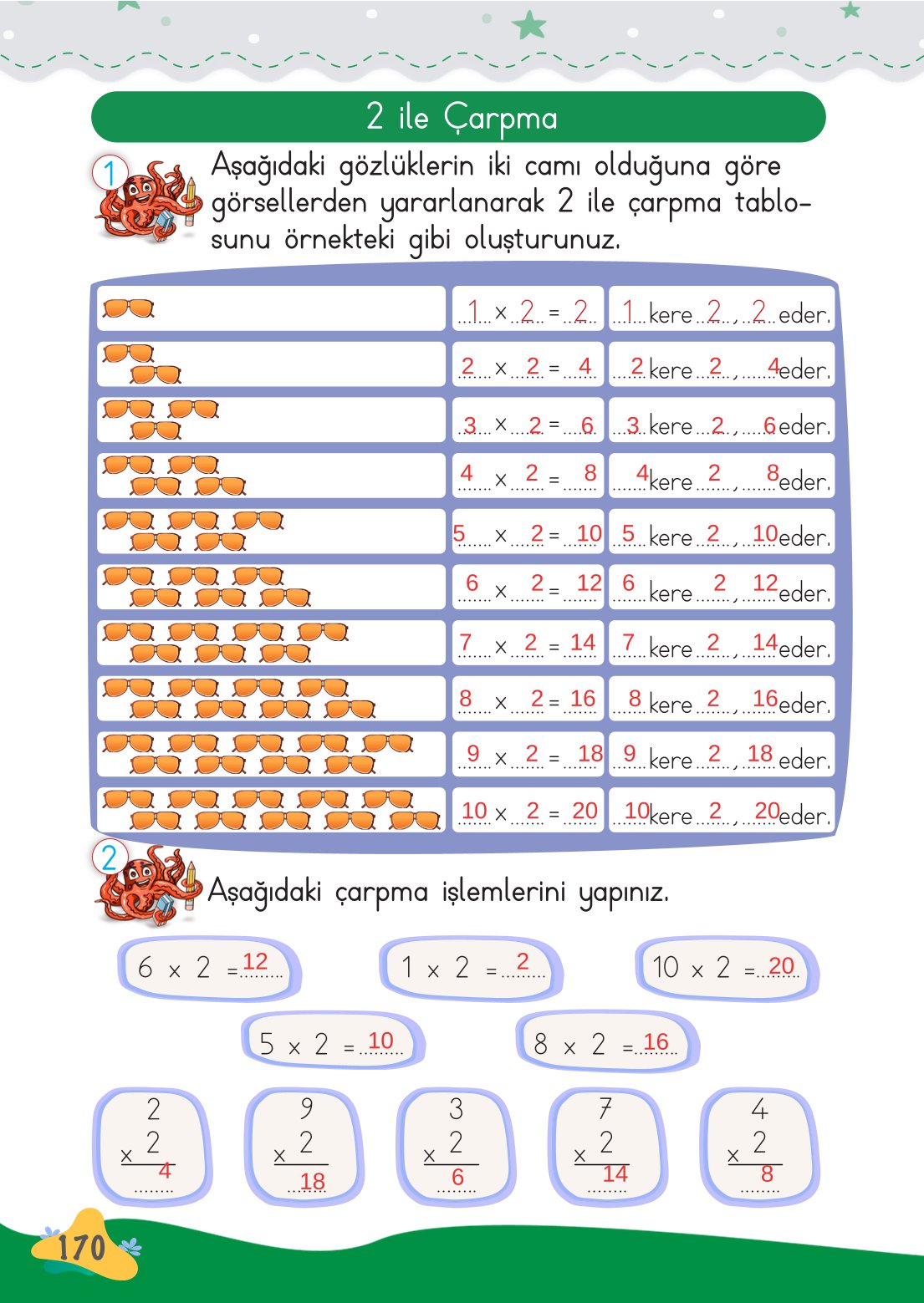 2. Sınıf Meb Yayınları Matematik Ders Kitabı Sayfa 171 Cevapları