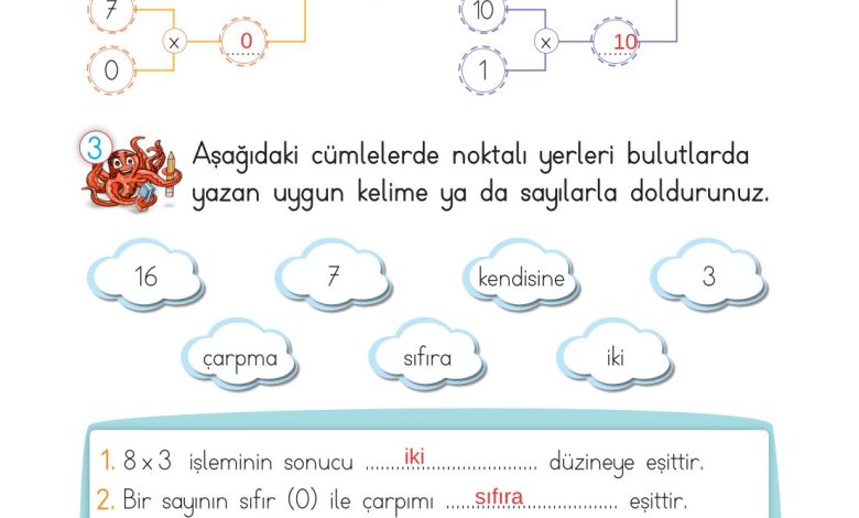 2. Sınıf Meb Yayınları Matematik Ders Kitabı Sayfa 182 Cevapları