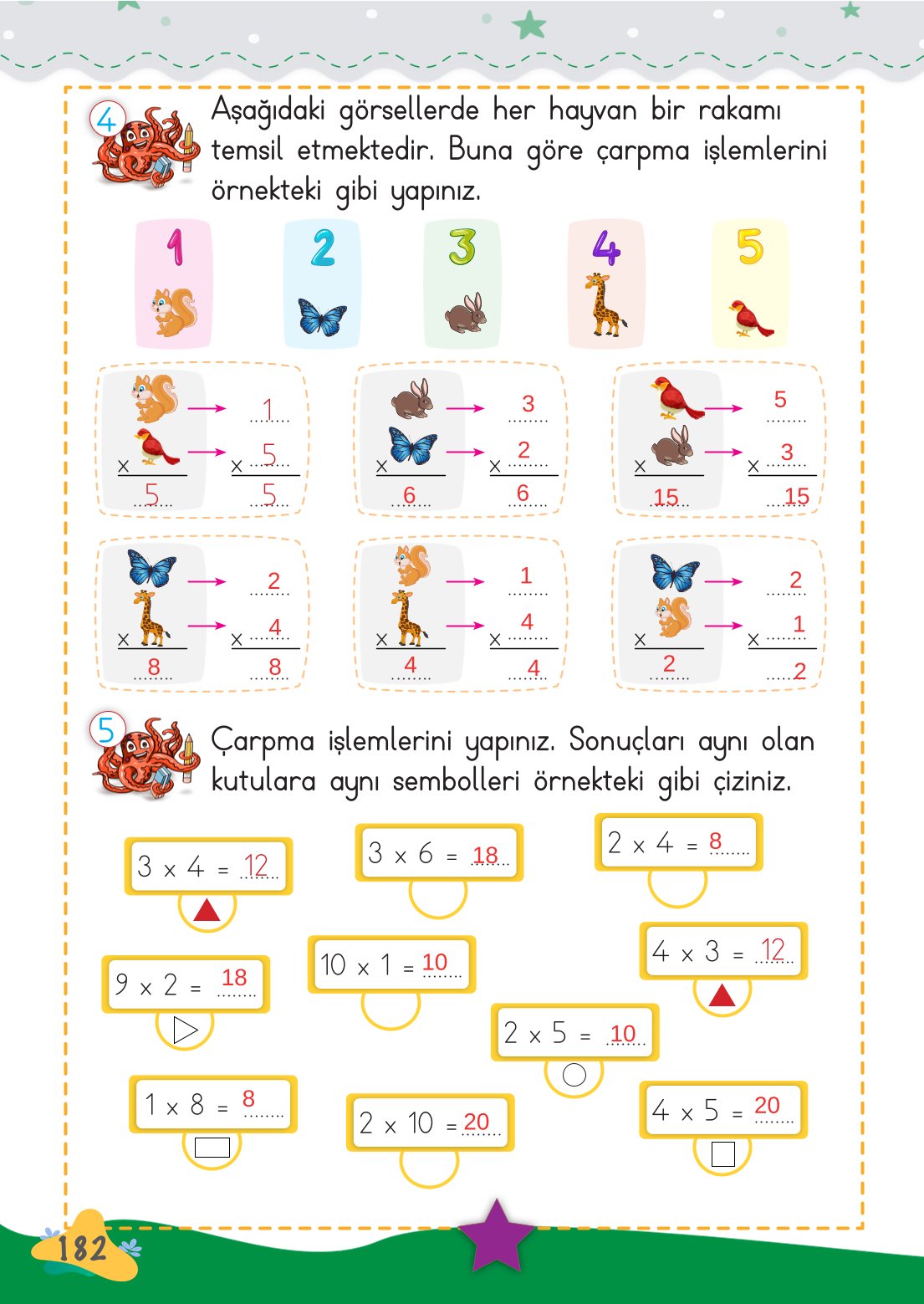 2. Sınıf Meb Yayınları Matematik Ders Kitabı Sayfa 183 Cevapları