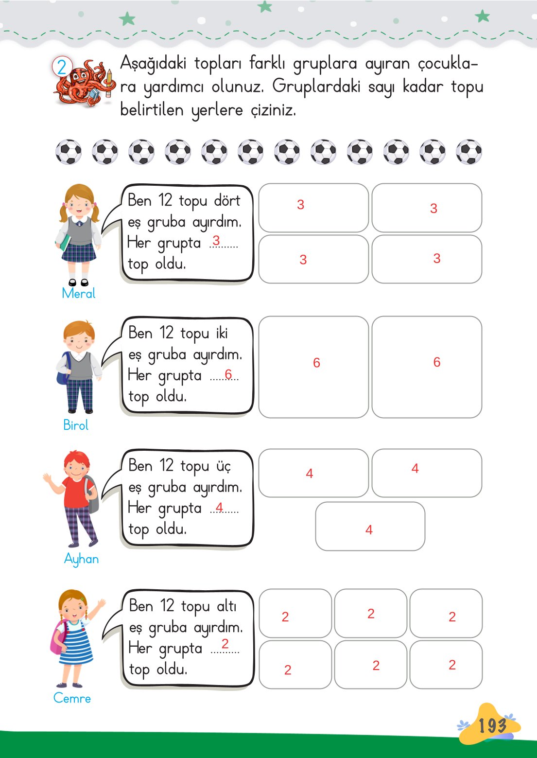 2. Sınıf Meb Yayınları Matematik Ders Kitabı Sayfa 194 Cevapları