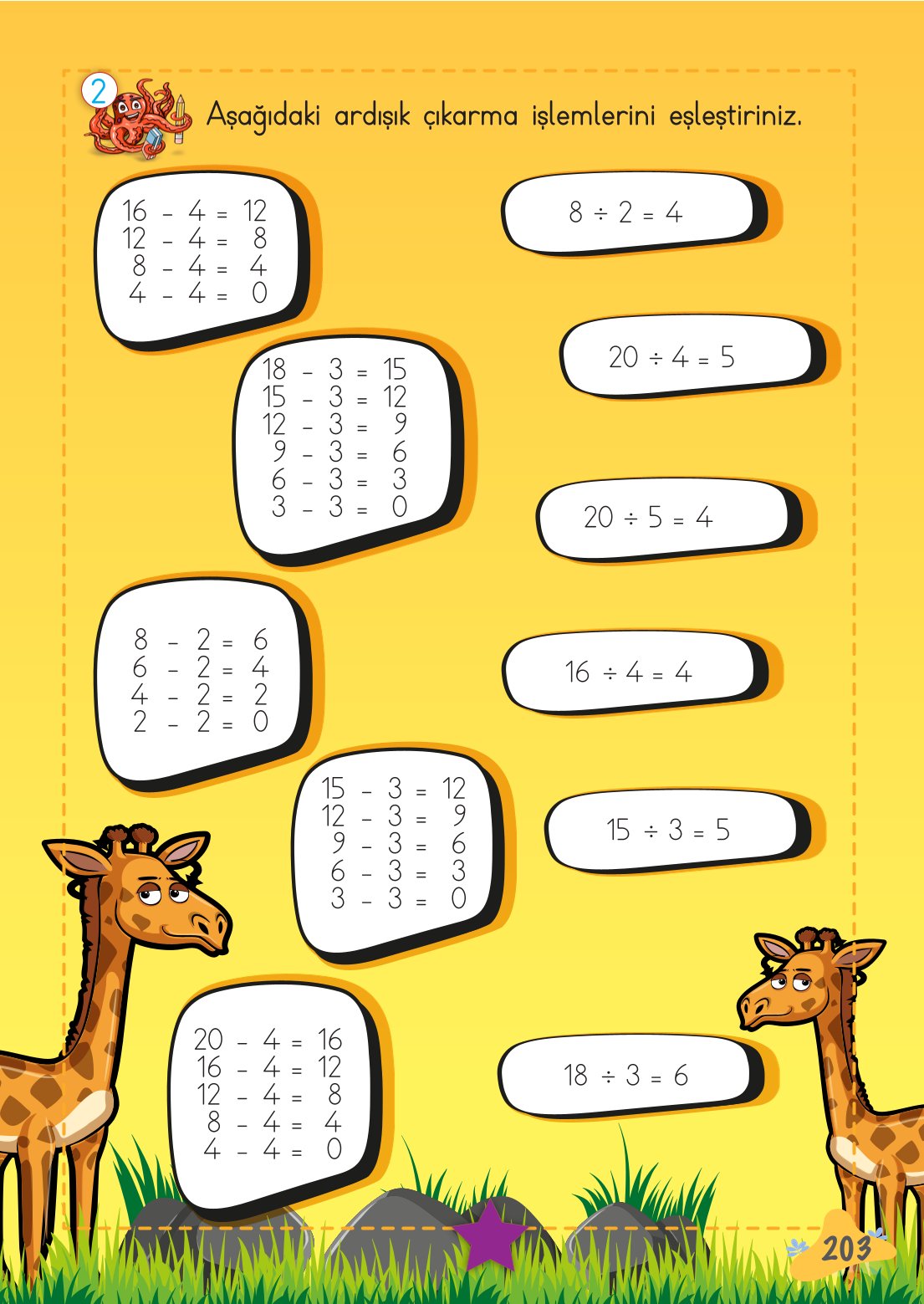 2. Sınıf Meb Yayınları Matematik Ders Kitabı Sayfa 204 Cevapları