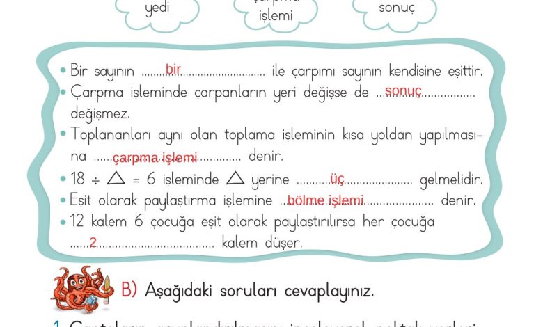 2. Sınıf Meb Yayınları Matematik Ders Kitabı Sayfa 208 Cevapları