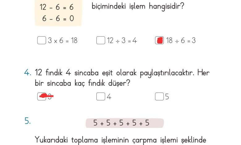 2. Sınıf Meb Yayınları Matematik Ders Kitabı Sayfa 210 Cevapları