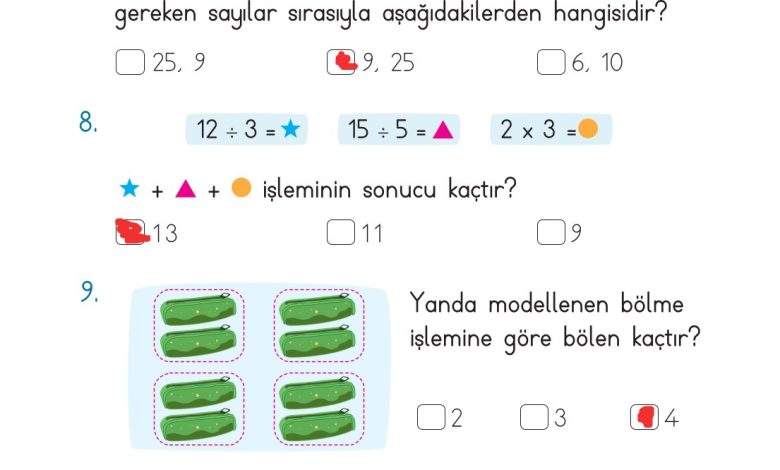 2. Sınıf Meb Yayınları Matematik Ders Kitabı Sayfa 211 Cevapları