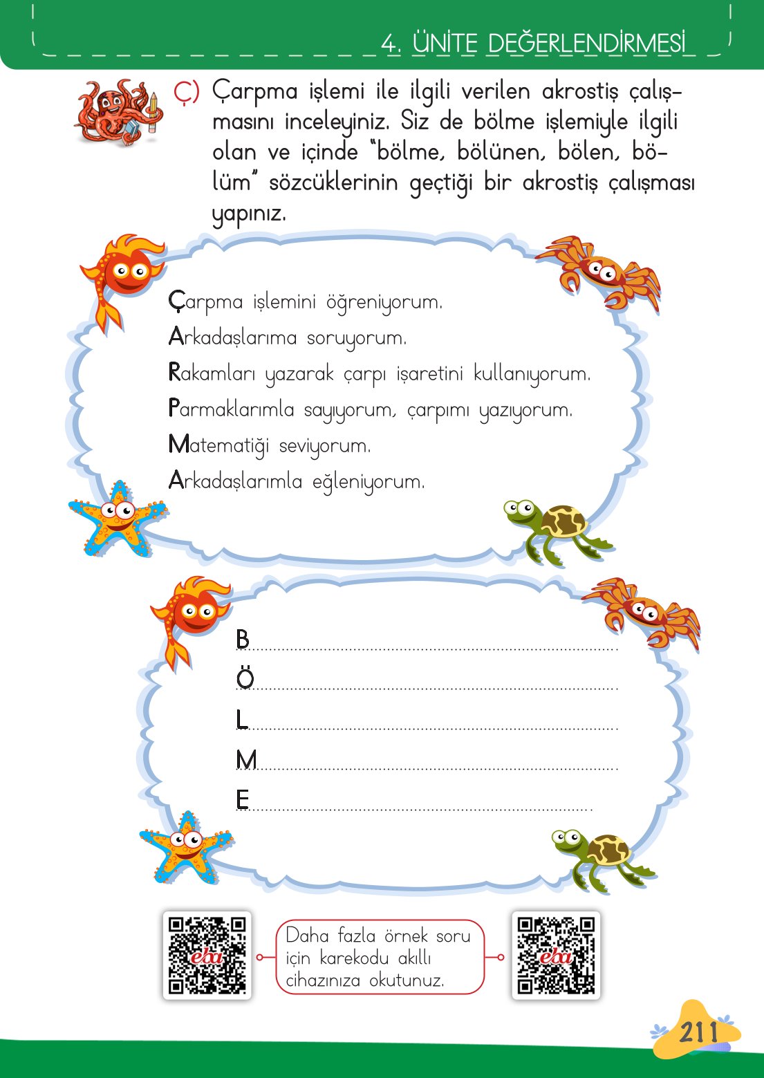 2. Sınıf Meb Yayınları Matematik Ders Kitabı Sayfa 212 Cevapları