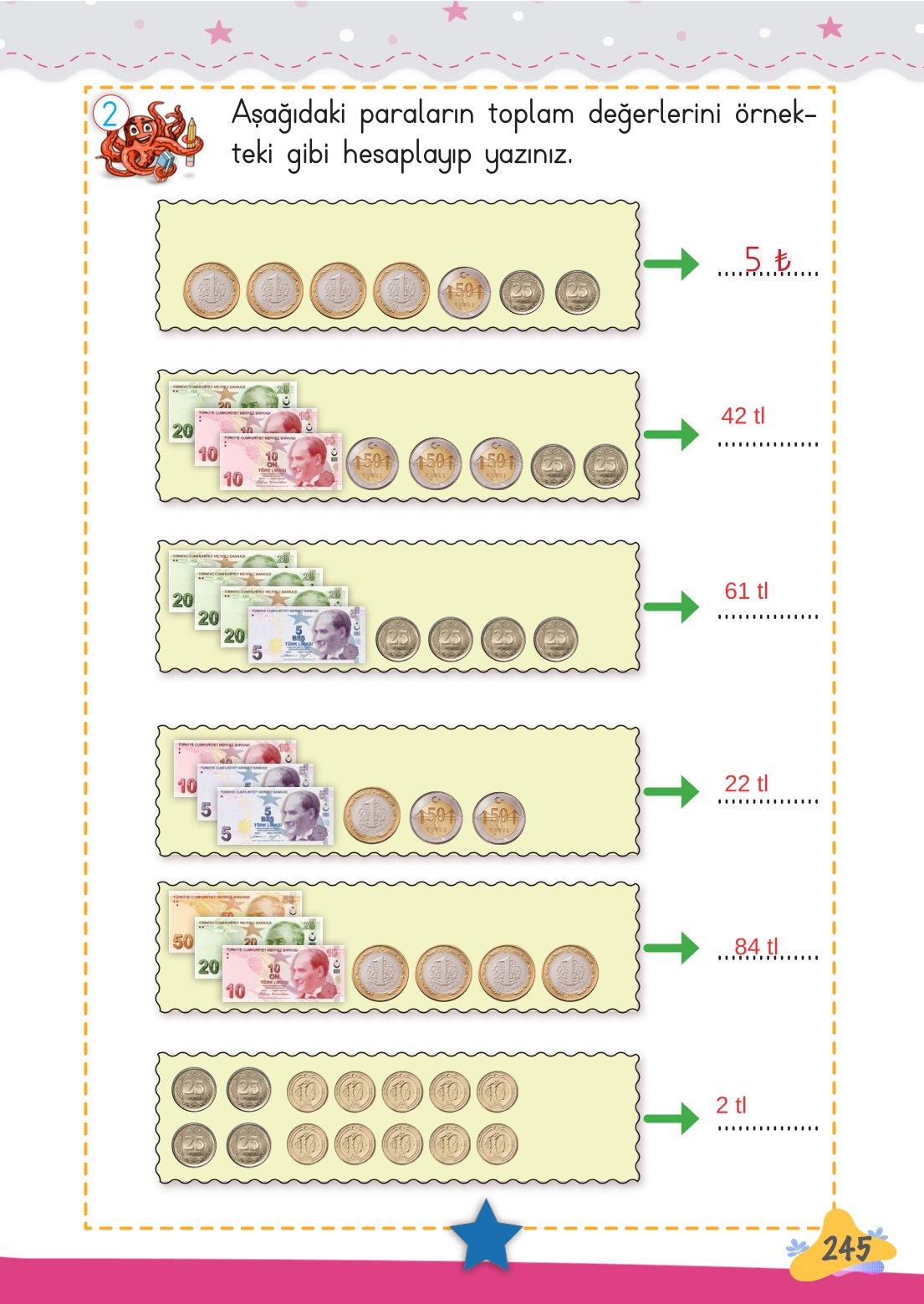 2. Sınıf Meb Yayınları Matematik Ders Kitabı Sayfa 246 Cevapları